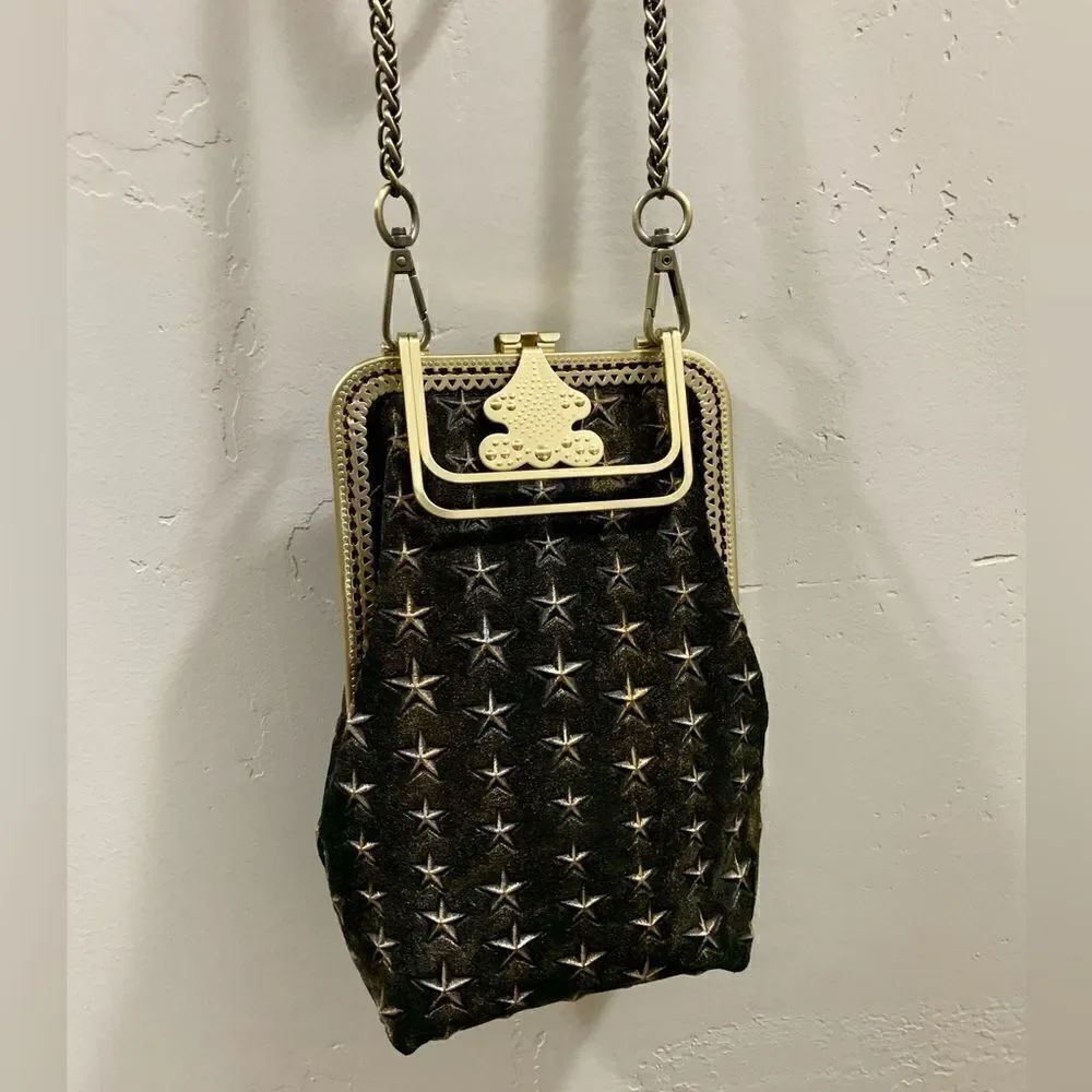 Handmade Genuine Frosted Cowhide Embossed 3D Star Phone Case/Pouch - Picture 8 of 16